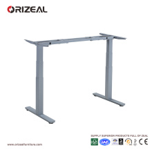 High quality sit to stand motorized desk, adjustable lift height workstation